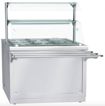 Мармит вторых блюд Abat ЭМК-70Х-02 нерж (210000009701) в ШефСтор (chefstore.ru)